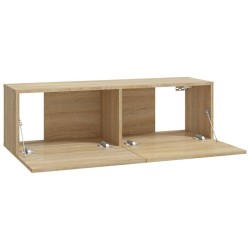 Ensemble de meubles TV 6 pcs Chêne sonoma Bois d'ingénierie 616327616327
