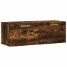 Armoire murale Chêne fumé 100x36,5x35 cm Bois d'ingénierie 616330616330