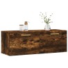 Armoire murale Chêne fumé 100x36,5x35 cm Bois d'ingénierie 616330616330