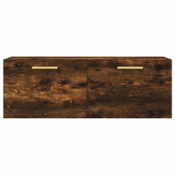 Armoire murale Chêne fumé 100x36,5x35 cm Bois d'ingénierie 616330616330