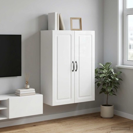 Armoire Murale Blanc brillant 66 x 34,5 x 90 cm 616333616333