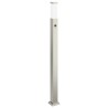 Bornes lumineuses avec détecteur lot de 3 110 cm acier inoxydable IP44 616336616336