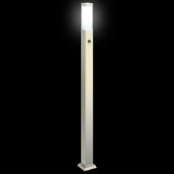 Bornes lumineuses avec détecteur lot de 3 110 cm acier inoxydable IP44 616336616336