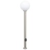 Bornes lumineuses avec détecteur et prise lot de 3 120 cm acier inoxydable IP44 616338616338