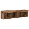 Ensemble meuble TV avec LED 2 pcs Bois Ancien 60 x 30 x 30 cm 616341616341