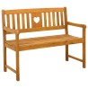 Banc extérieur Naturel 110 x 55,5 x 90 cm Bois d'Acacia Massif 616343616343