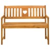Banc extérieur Naturel 110 x 55,5 x 90 cm Bois d'Acacia Massif 616343616343