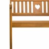 Banc extérieur Naturel 110 x 55,5 x 90 cm Bois d'Acacia Massif 616343616343