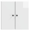 Armoire Murale Blanc brillant 59 x 31 x 60 cm Bois d'ingénierie 616344616344