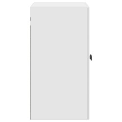Armoire Murale Blanc brillant 59 x 31 x 60 cm Bois d'ingénierie 616344616344