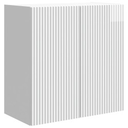 Armoire Murale Blanc brillant 59 x 31 x 60 cm Bois d'ingénierie 616345616345