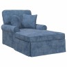 Chaise lounge avec jupe avec coussin Bleu 157 x 91 x 91 cm ARES 616348616348