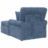 Chaise lounge avec jupe avec coussin Bleu 157 x 91 x 91 cm ARES 616348616348