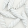 Boule en forme de spirale de Noël 40 pcs Blanc Plastique 616354616354