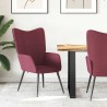 Chaise de relaxation Rouge bordeaux Tissu 616355616355