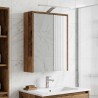 Armoire Miroir de Salle de Bain Bois ancien 43 x 16 x 62.5 cm 616356616356