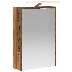 Armoire Miroir de Salle de Bain Bois ancien 43 x 16 x 62.5 cm 616356616356