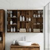 Armoire Miroir de Salle de Bain Bois ancien 100 x 14,5 x 70 cm 616357616357