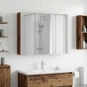 Armoire Miroir de Salle de Bain Bois ancien 100 x 14,5 x 70 cm 616357616357