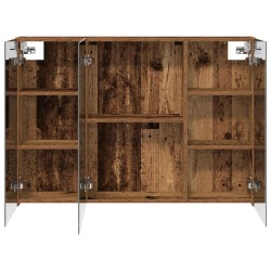 Armoire Miroir de Salle de Bain Bois ancien 100 x 14,5 x 70 cm 616357616357