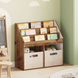 Bibliothèque pour enfants Bois ancien 72,5 x 29,5 x 69 cm 616359616359