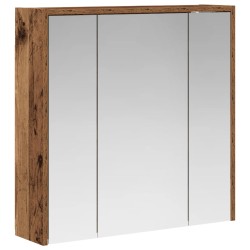 Armoire Miroir de Salle de Bain Bois ancien 63,5 x 16 x 62,5 cm 616362616362