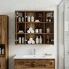 Armoire Miroir de Salle de Bain Bois ancien 63,5 x 16 x 62,5 cm 616362616362