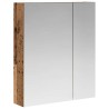 Armoire Miroir de Salle de Bain Bois ancien 60 x 14,5 x 70 cm 616363616363