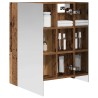 Armoire Miroir de Salle de Bain Bois ancien 60 x 14,5 x 70 cm 616363616363