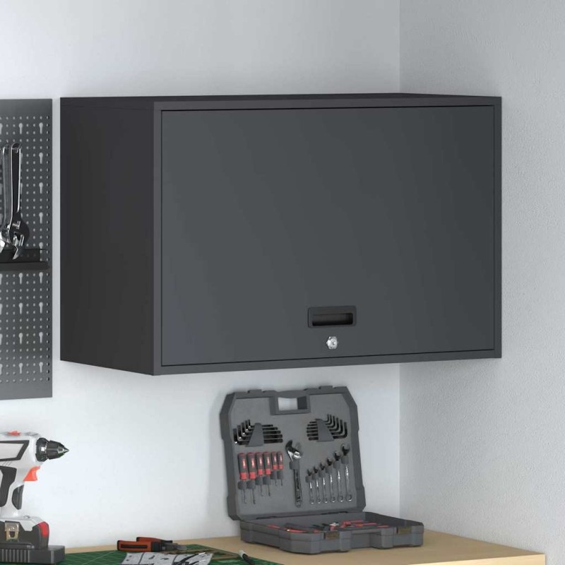 Armoire murale pour garage Anthracite 80 x 40 x 53 cm 616364616364