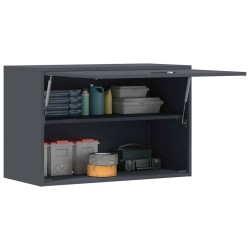 Armoire murale pour garage Anthracite 80 x 40 x 53 cm 616364616364