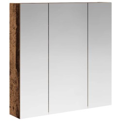 Armoire Miroir de Salle de Bain Bois ancien 70 x 14,5 x 70 cm 616367616367