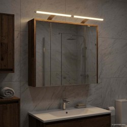 Armoire Miroir de Salle de Bain Bois ancien 73,5 x 16 x 62,5 cm 616369616369
