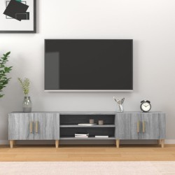Meuble TV sonoma gris 180x31,5x40 cm bois d'ingénierie 616373616373