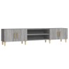 Meuble TV sonoma gris 180x31,5x40 cm bois d'ingénierie 616373616373