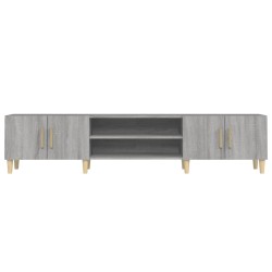 Meuble TV sonoma gris 180x31,5x40 cm bois d'ingénierie 616373616373