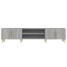 Meuble TV sonoma gris 180x31,5x40 cm bois d'ingénierie 616373616373