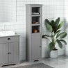 Armoire de salle de bain BODO gris 44x30x160 cm 616374616374