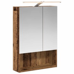 Armoire Miroir de Salle de Bain Bois ancien 50 x 14,5 x 70 cm 616376616376