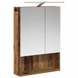 Armoire Miroir de Salle de Bain Bois ancien 50 x 14,5 x 70 cm 616376616376