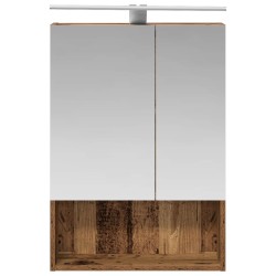 Armoire Miroir de Salle de Bain Bois ancien 50 x 14,5 x 70 cm 616376616376