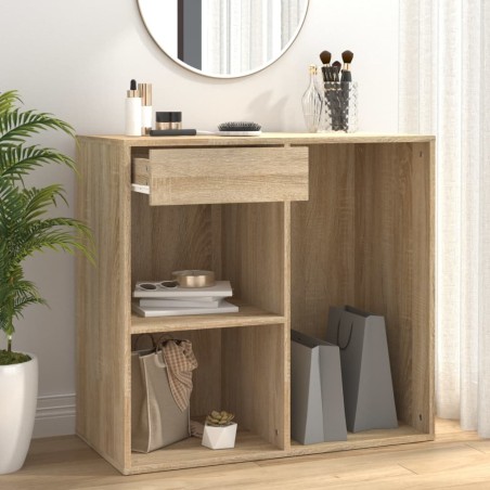 Armoire cosmétique Chêne sonoma 80x40x75 cm Bois d'ingénierie 616378616378