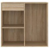 Armoire cosmétique Chêne sonoma 80x40x75 cm Bois d'ingénierie 616378616378