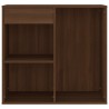 Armoire cosmétique Chêne marron 80x40x75 cm Bois d'ingénierie 616379616379