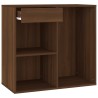 Armoire cosmétique Chêne marron 80x40x75 cm Bois d'ingénierie 616379616379
