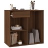 Armoire cosmétique Chêne marron 80x40x75 cm Bois d'ingénierie 616379616379