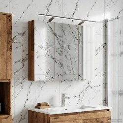 Armoire Miroir de Salle de Bain Bois ancien 100 x 14,5 x 70 cm 616393616393