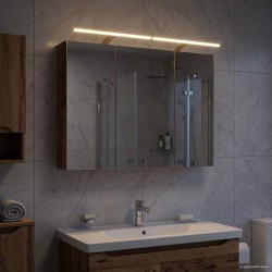 Armoire Miroir de Salle de Bain Bois ancien 100 x 14,5 x 70 cm 616393616393