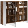 Armoire Miroir de Salle de Bain Bois ancien 80 x 14.5 x 70 cm 616399616399