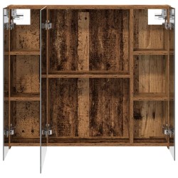 Armoire Miroir de Salle de Bain Bois ancien 80 x 14.5 x 70 cm 616399616399